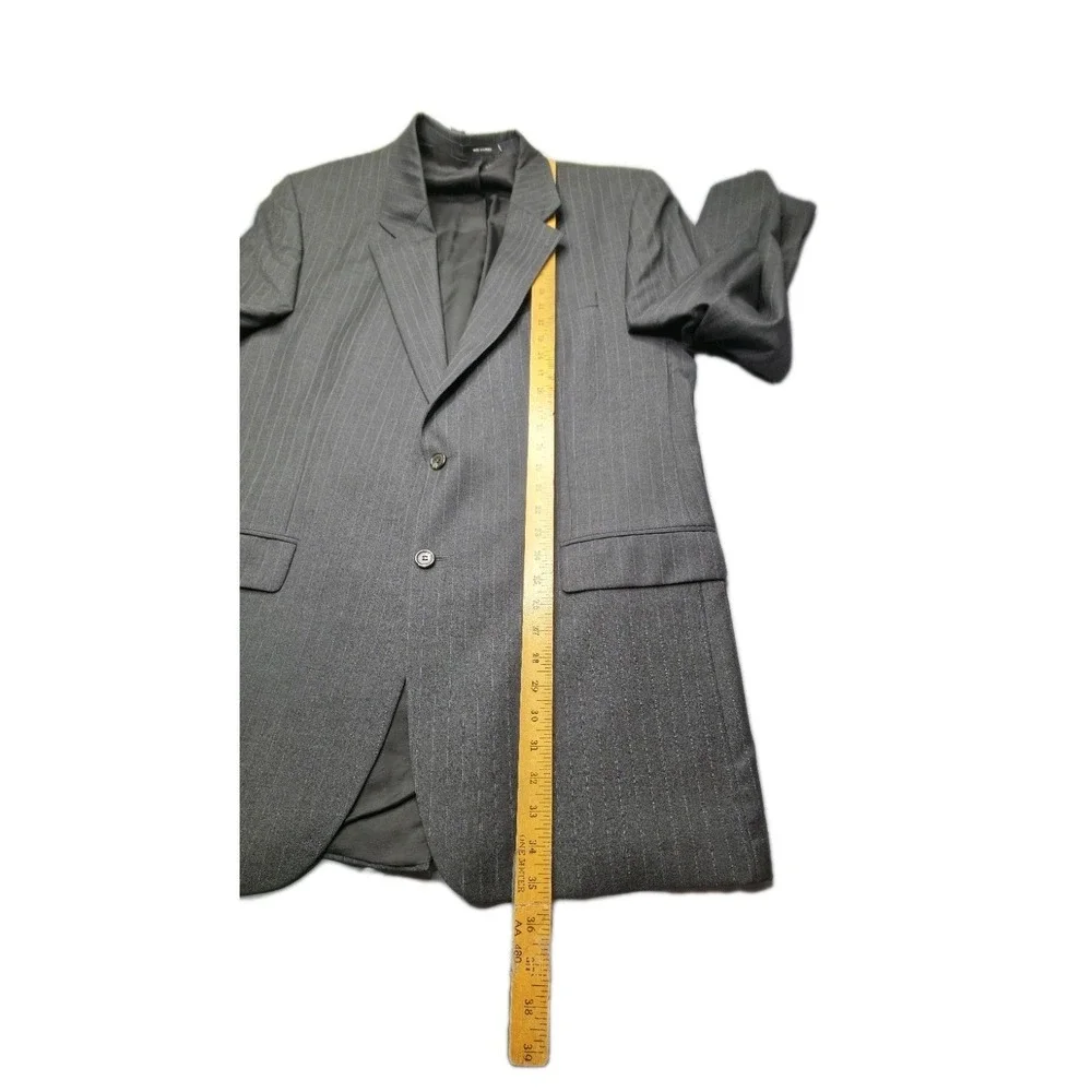 Lauren Ralph Lauren Men's Grey Pinstripe Suit‎ Jacket Blazer 46XL 100% Wool...